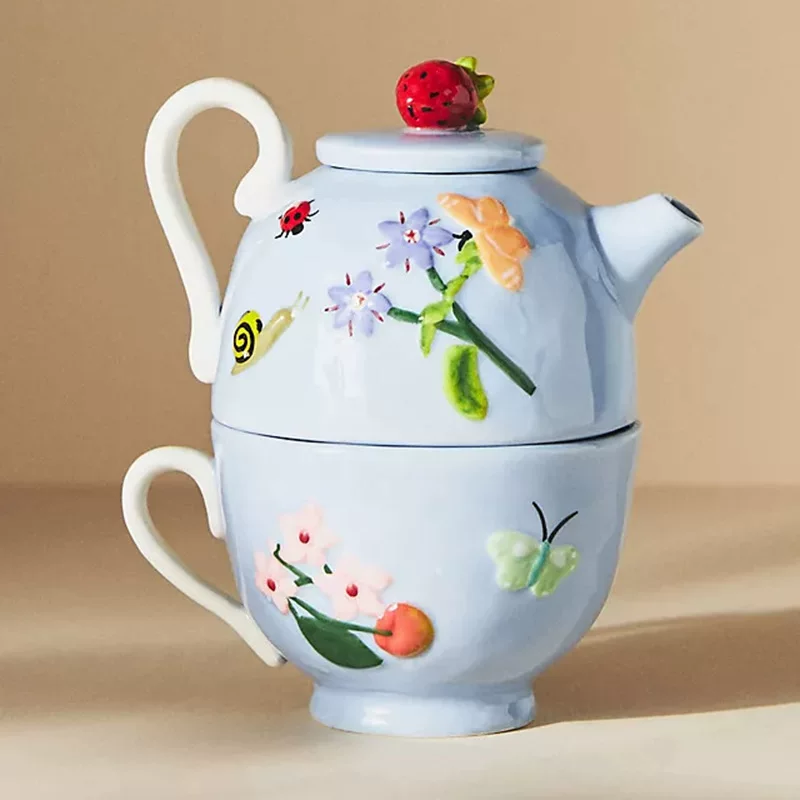 Afternoon tea, creative flavored tea, tea set, European style