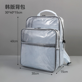 40*30*15 Anti-Static Bag Flame-Retardant Pvc Mesh Korean Version Computer Backpack Dust-Free Bag Anti-Static