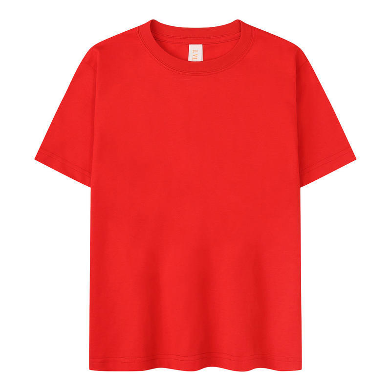Solona camiseta para niños transfronteriza talla grande de moda manga corta suelta cuello redondo media manga camiseta de algodón helado logo impreso personalizado
