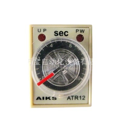 供应 AIKS 爱克斯时间继电器ATR12-A4 5M 10M 30M 60M 24V