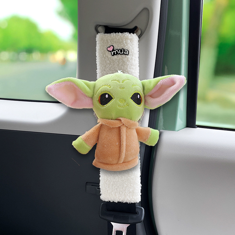Protector de Hombro para Cinturón de Seguridad de Peluche Suave para Auto