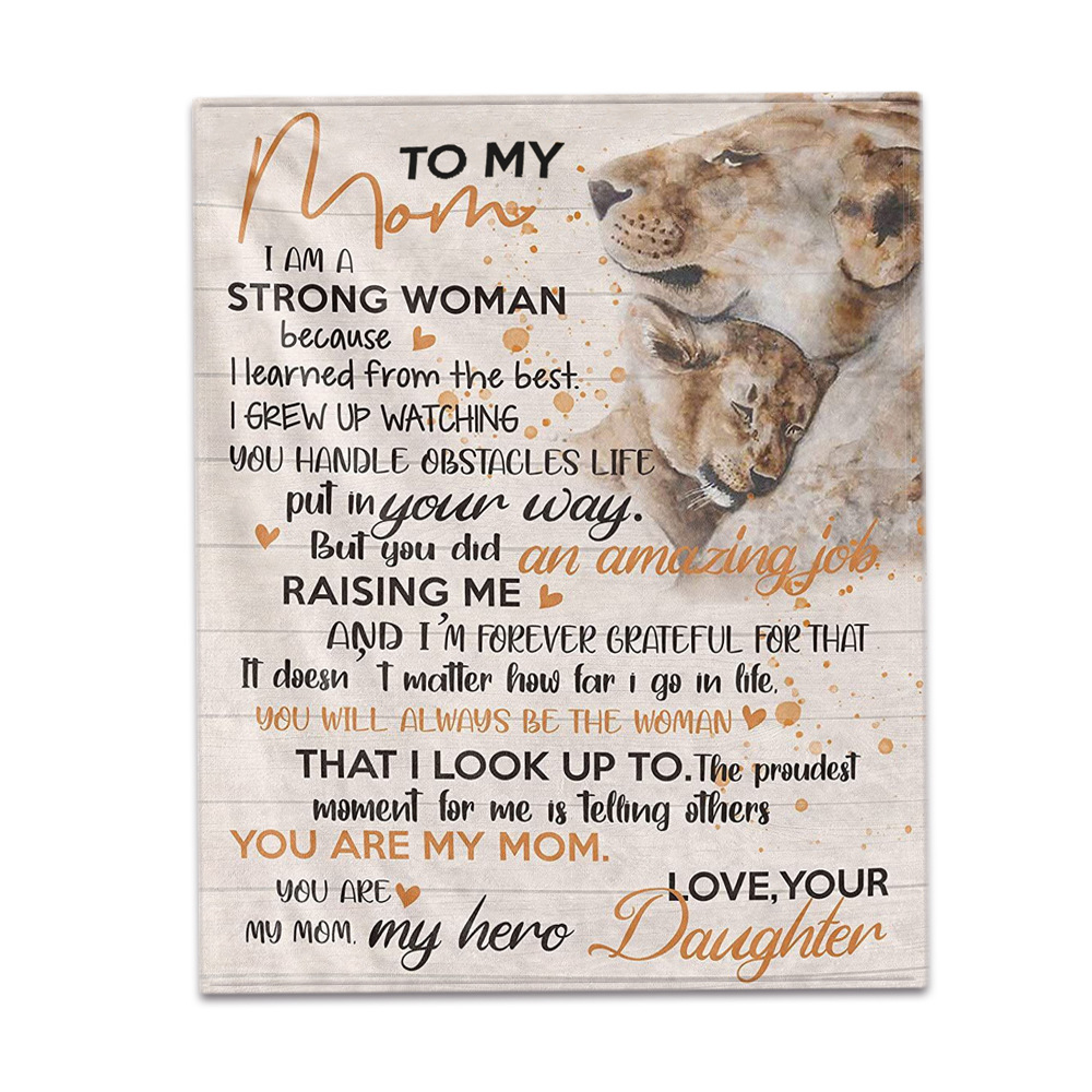 亚马逊热销DIY感恩父母毛毯母亲节父亲节盖毯双面法兰绒空调毯