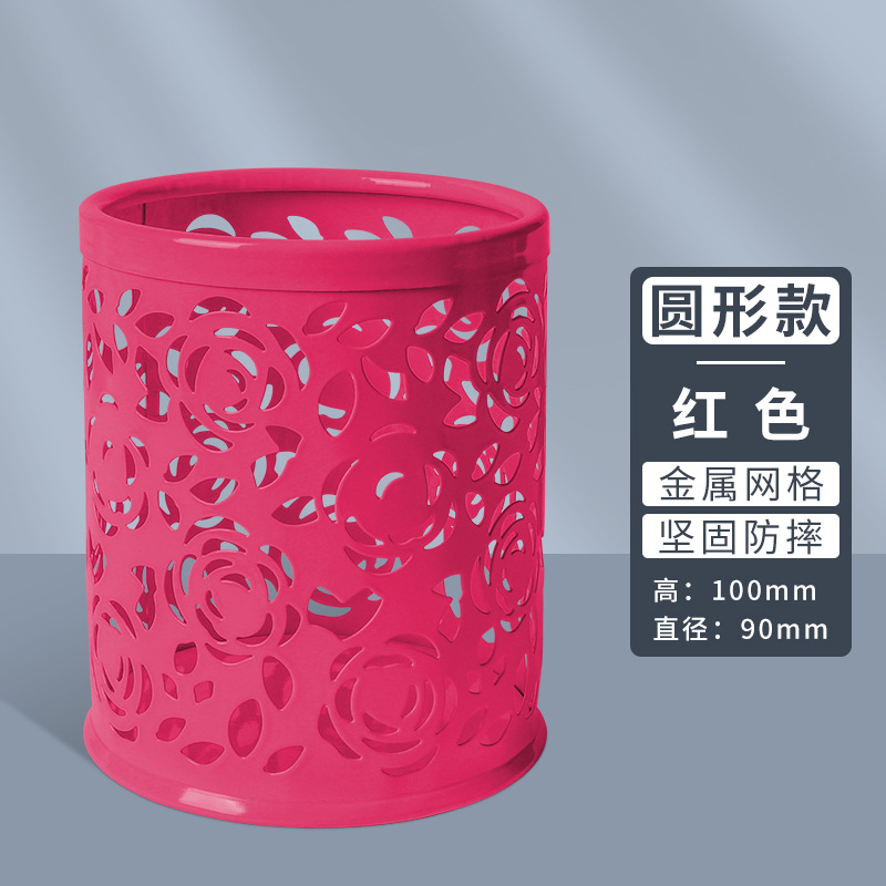 빨간색 둥근 장미 중공-6802