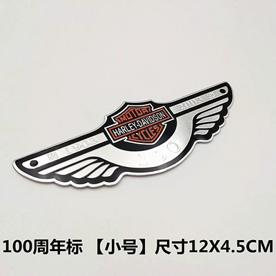Car logo emblem, personalized wing stickers - standard-100-year-aluminum-label-small-size