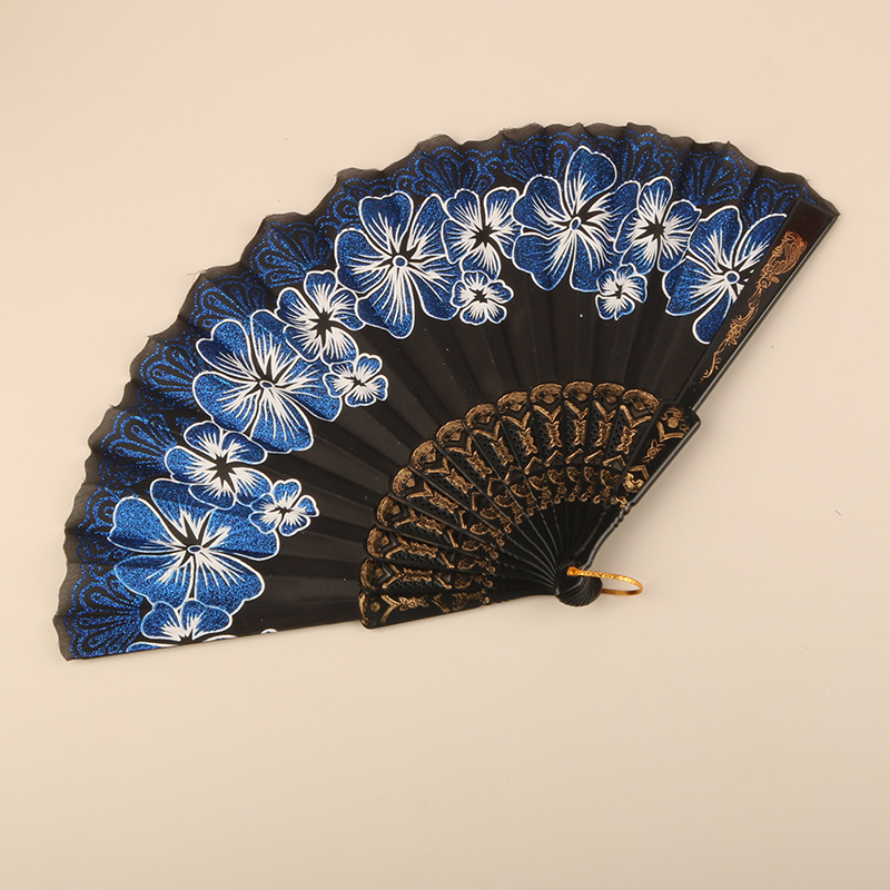 Abanico Plegable de Encaje de Plástico, Estampado, para Danza image 31