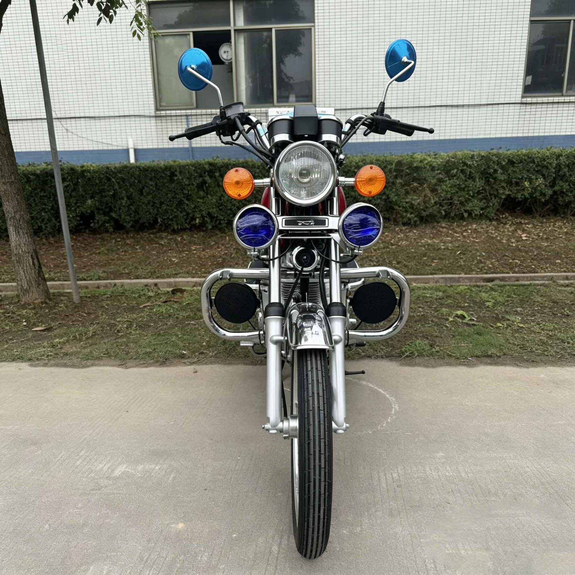 Cross-Border Exclusive Supply of Red Two-Wheeled Motorcycles with Rear Racks, Popular Overseas for Carrying Goods and Passengers, African Model