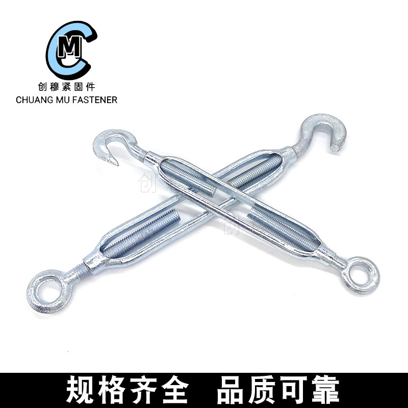 花篮螺栓镀锌开体花篮螺栓 OC型花篮螺栓华兰螺 栓钢丝绳收紧器|undefined