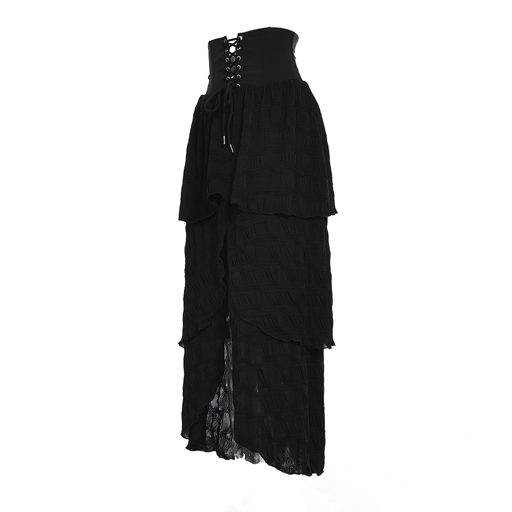 Corset Goth Maxi Skirt