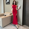 High end， high-end， light luxury， niche temperament， socialite， bride， toasting gown