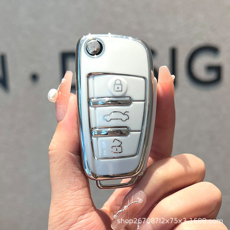 Suitable for Audi Key Cover Female A6L/A4L/Q5L/A3/Q3/Q2L/A4/A6/Q5 Special Key Protective Shell
