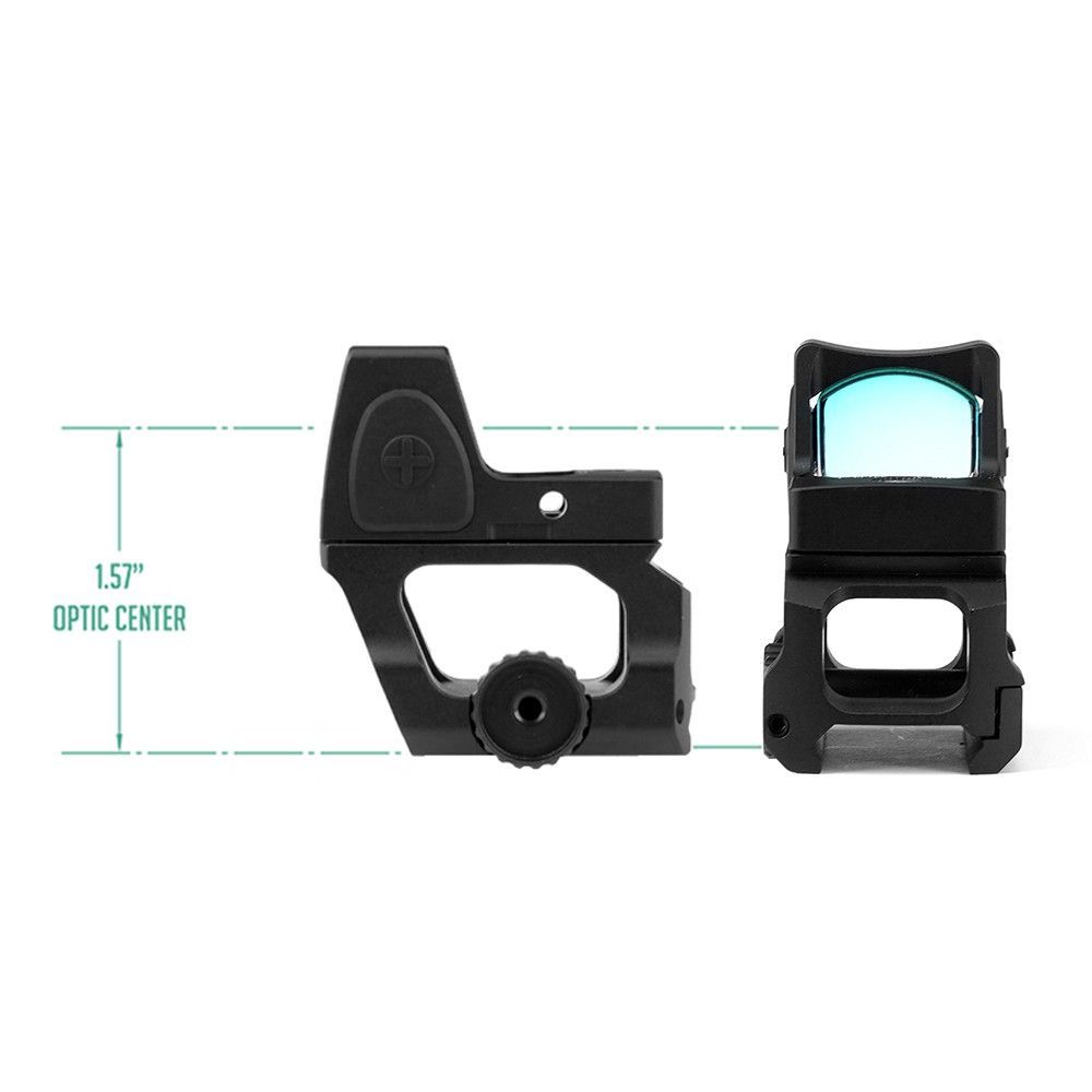 LEAP 04 RMR QD soporte metal elevador base 1.42 "/1.57" altamente portátil