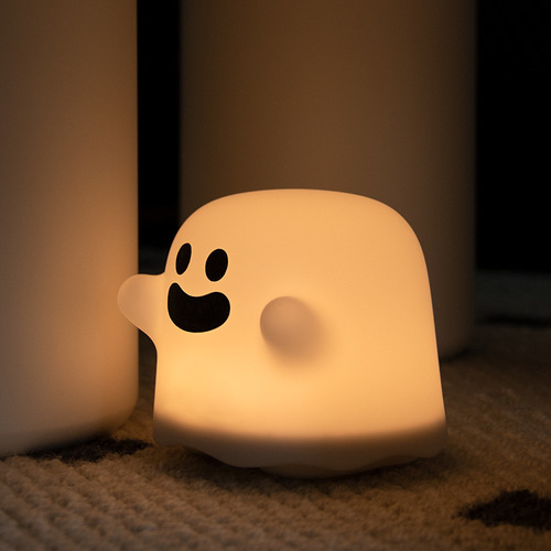 Cross-border ghost night light USB rechargeable infinite dimming atmosphere light fun birthday gift ornament night light