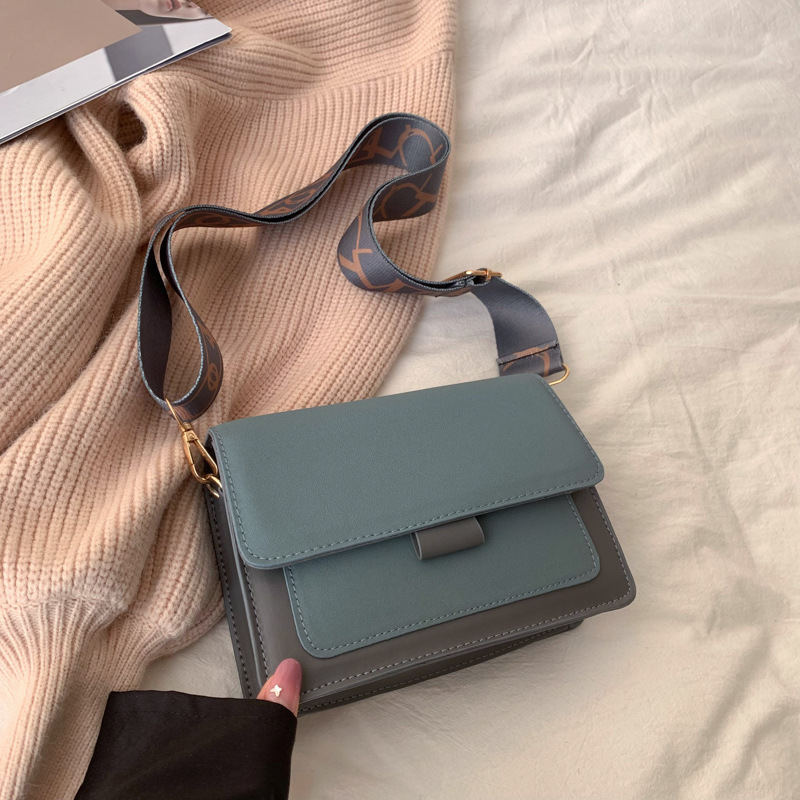 Bolsos retro casuales para mujer 2022 nueva moda casual para mujer bolso de hombro coreano bolso cuadrado pequeño de mensajero simple