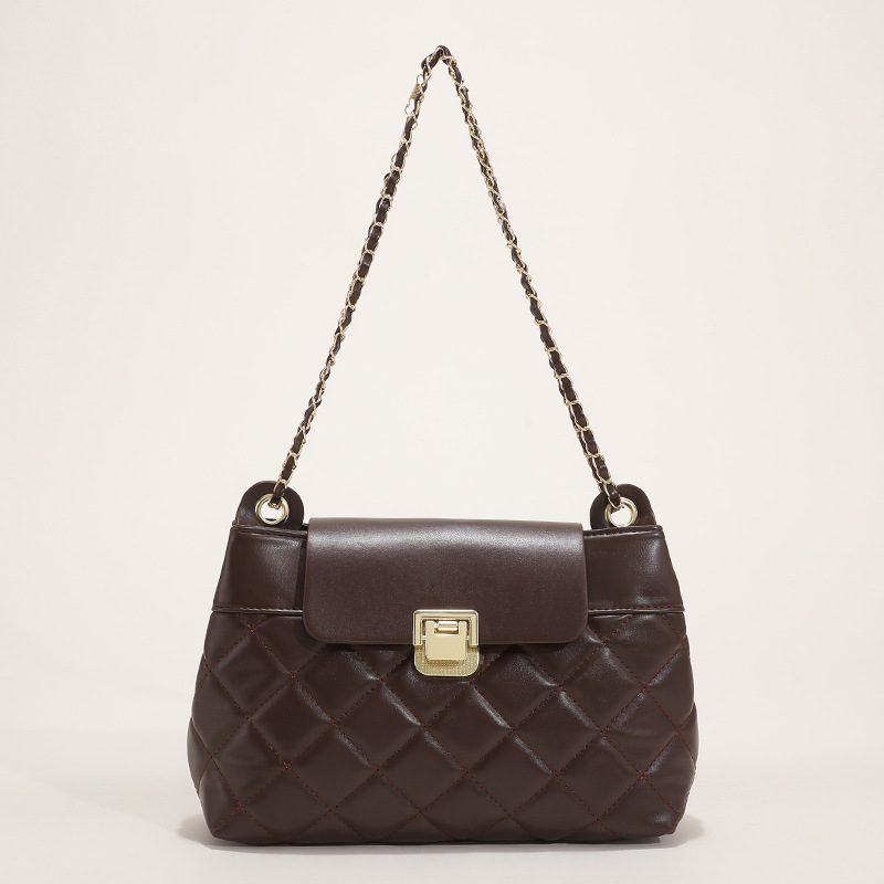 Bolso de cadena rombo bolso de mujer 2023 Nueva celebridad de Internet moda todo partido exquisito bolso de mensajero estilo Chanel bolso de hombro de las mujeres