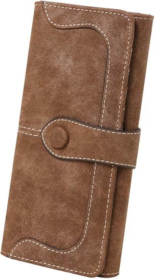 Suphiar personalizado comercio exterior transfronterizo larga billetera de damas Europa y América retro gran capacidad billetera de cambio multi-tarjeta