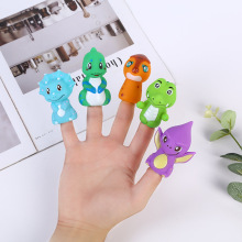 跨境亚马逊儿童手指互动玩具搪胶手指套玩偶玩具颜色可加工定制