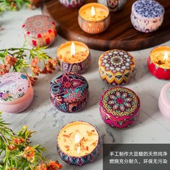 ドライアロマキャンドル家庭用大豆ワックス缶異臭無煙アロマキャンドル誕生日プレゼントプレゼント