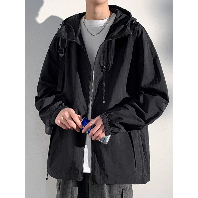 2025 Ice Silk Sun Protection Clothes Jacket Men's and Women's Summer Thin Outdoor Fishing Quick-Drying Hooded Jacket