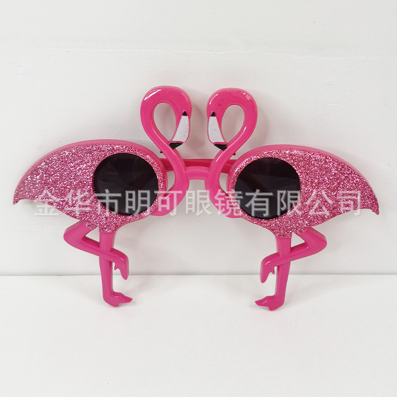 Gafas de Fiesta con Diseño de Flamenco de ABS para Playa y Verano
