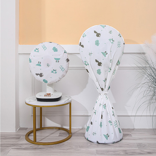 New cartoon printed desktop fan dust cover protective cover floor fan household simple three-dimensional all-inclusive fan cover