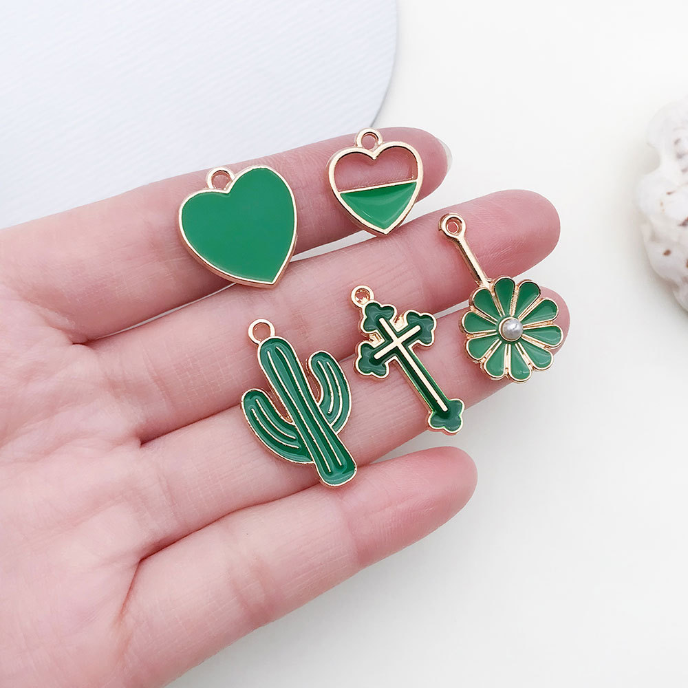 2g Weight Pendant Jewelry Making Type Pearl Inlay Material DIY Jewelry Accessories Classification 1 Piece Quantity Zinc alloy Material Cactus, Starfish, Flower Pattern Polished Finish Enamel, Inlay Design Cartoon Style, Sweet Style 1 Piece Zinc Alloy Pearl Cactus Starfish Flower Polished Pendant 6