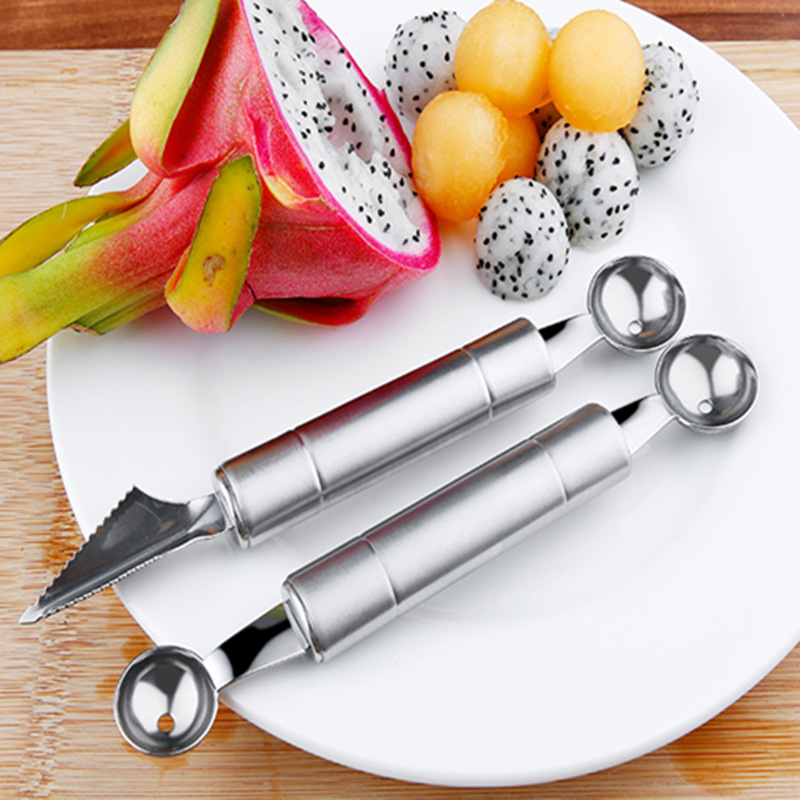 挖水果球勺子西瓜勺子圆勺子挖球器挖球勺造型切挖瓜挖球拼盘工具