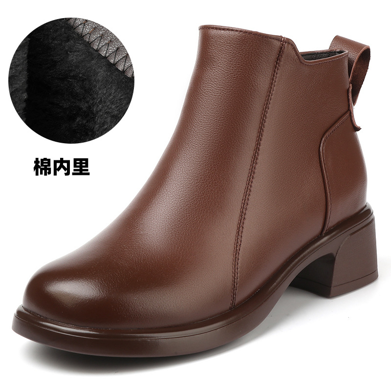 브라운 벨벳 안감