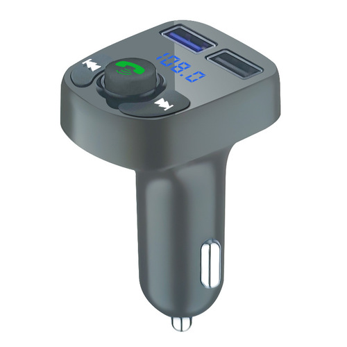 Cross-border elegant Bluetooth car receiver transmitter X8 multi-function car cigarette lighter dual usb charging