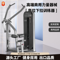 高位置プルダウン訓練器分動式ボート高引き背中筋肉訓練力健商用力器械