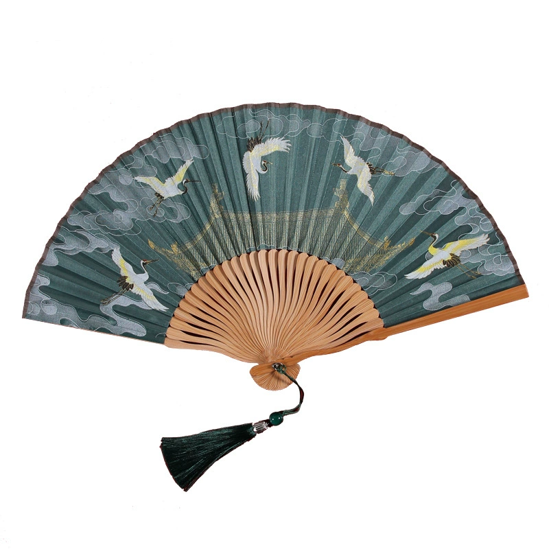 雅扇堂 Классический круглый веер, ручной Hanfu, чонсам, Китайский стиль