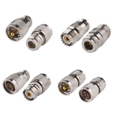 射频同轴连接器N转UHF转接头N型公母转UHF公母适配器互联器件