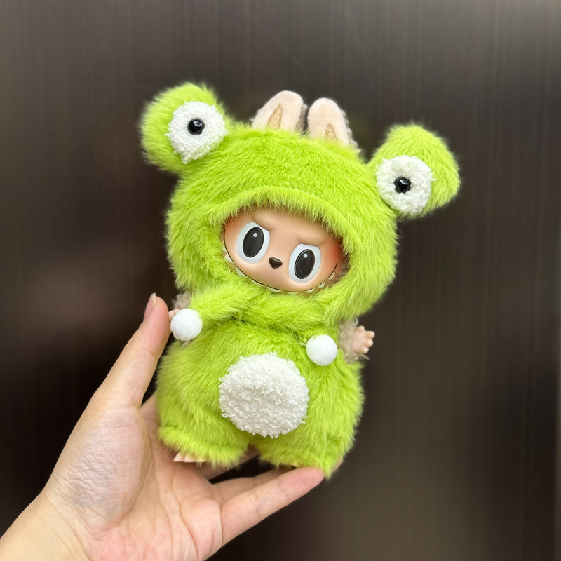 【衣類のみ】ラブブ labubu ベビー服 17cm ペンダント 1代目・2代目 ビニールぬいぐるみ 服セット|undefined