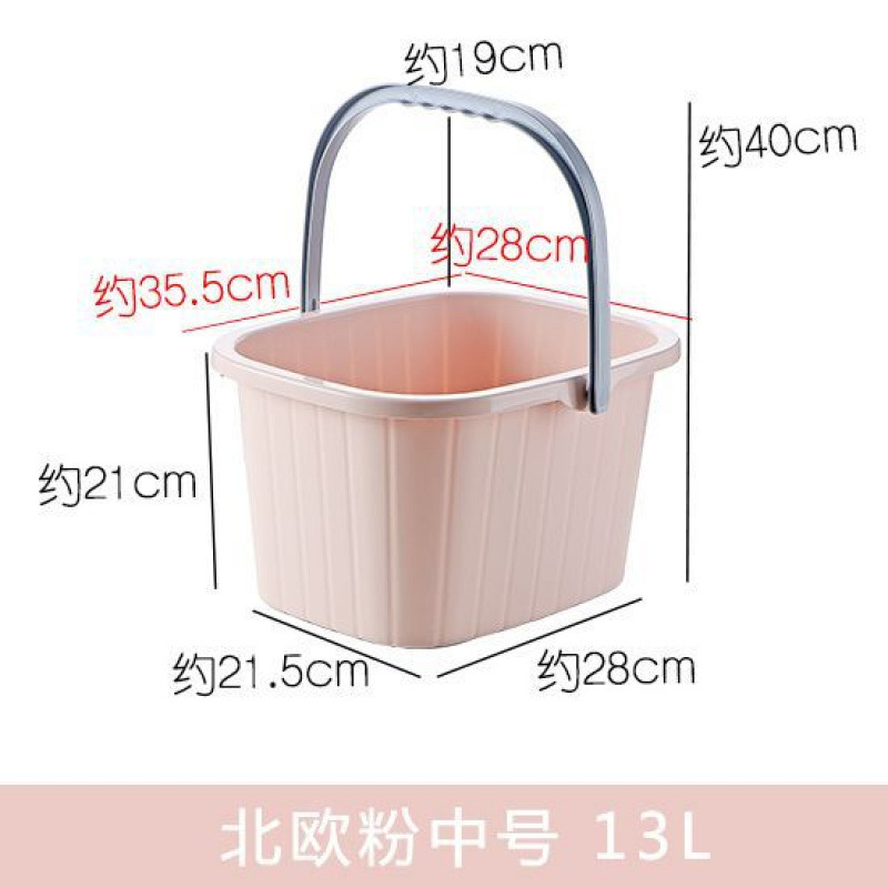 長方形バケツ、厚みのある特大容量の水貯蔵、家庭用ポータブル洗濯モップバケツ、寮の足湯、趙志銭|undefined