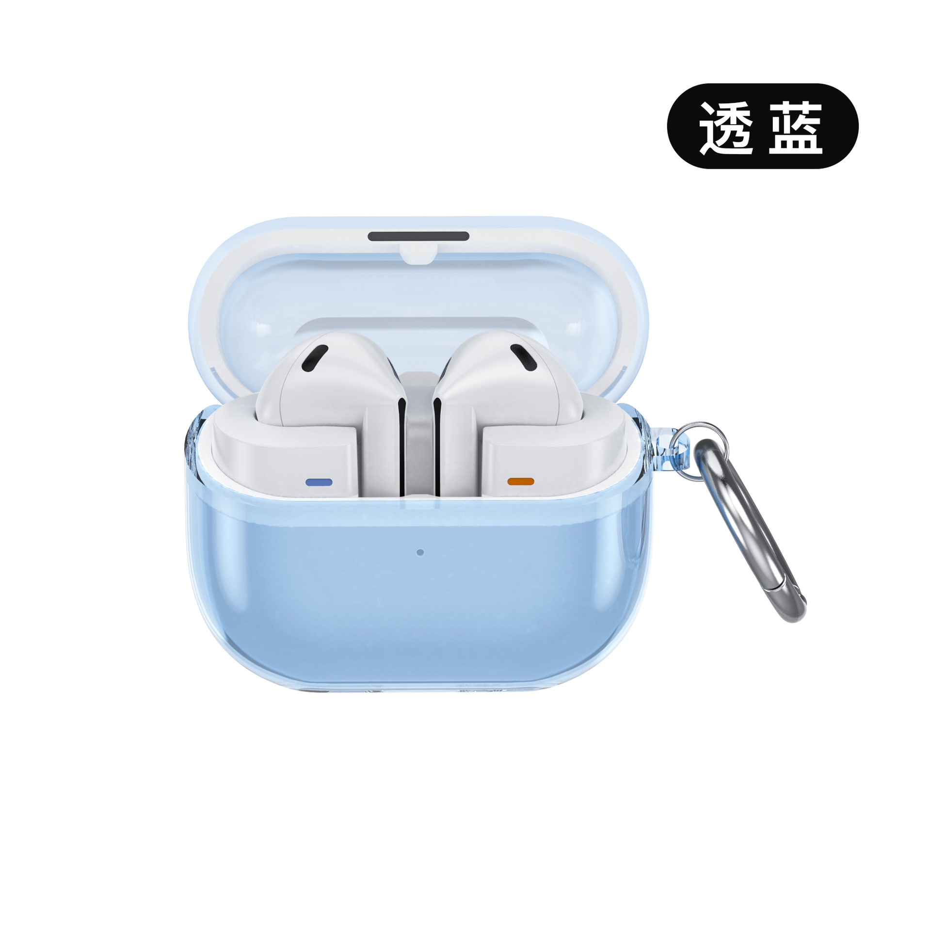 La funda protectora para Samsung Galaxy buds3 pro es adecuada para fundas para auriculares Buds3 FE/Buds2/live de alta transparencia.