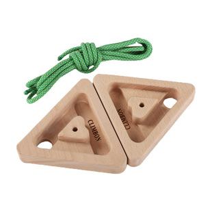 Rock Climbing Indoor Finger Strength Board Portable Wooden Forearm Strength Finger Strength Pull-Up Grip Body Triangle