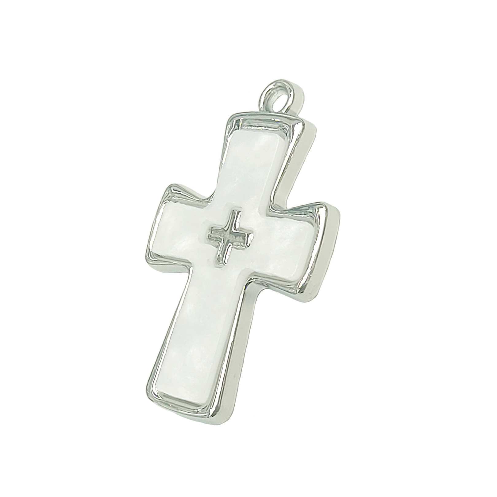 1 Piece Arylic Alloy Cross Pendant display picture 5