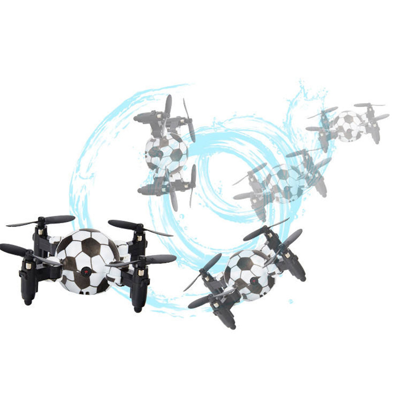 跨境热供2.4G遥控足球迷你手表四轴飞行器带wifi摄像头遥控无人机
