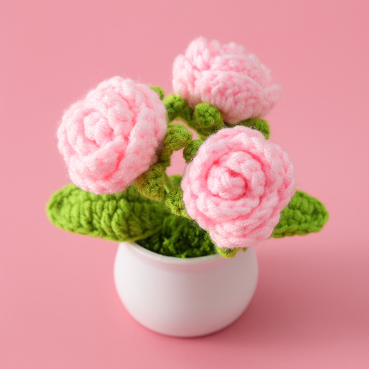 [완성된 작은 흰색 세면대] 라이트 핑크 멀티 헤드 로즈