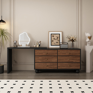 Dressing Table Bedroom Simple 2025 New Medieval Modern Storage Cabinet Drawer Cabinet Integrated Popular Small Cabinet Dressing Table