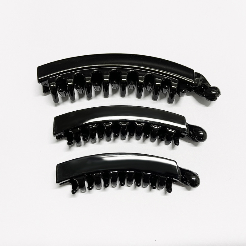 High-Quality Large High Ponytail Clip with Natural Fluffy Hair Volume, Banana Clip with Teeth on the Back of the Head, Non-Slip Thickened Vertical Clip