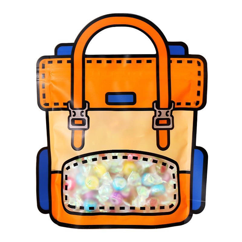 【厂家直销】六一儿童节生日礼物烘焙零食糖果包装自封手提礼品袋