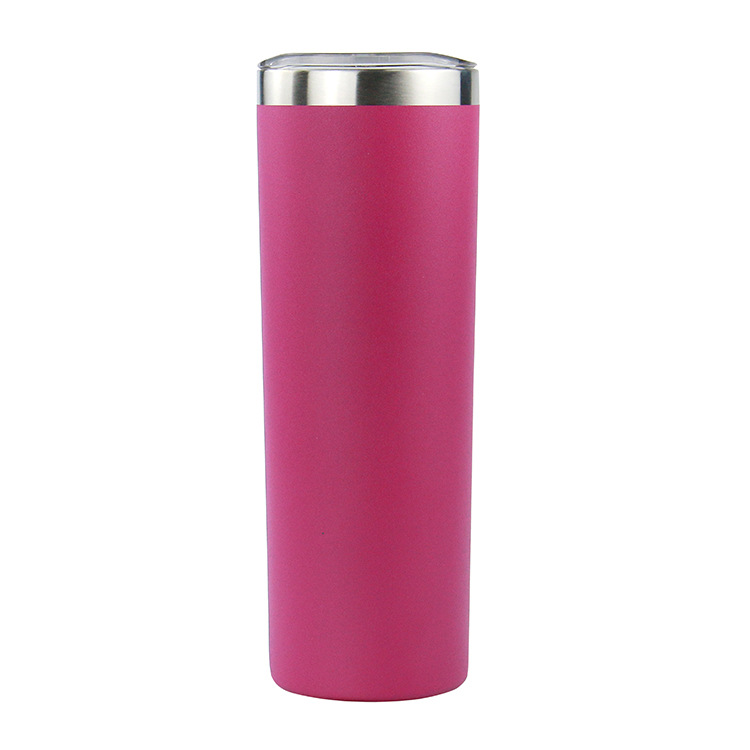 Comercio exterior 20oz doble vacío taza de acero inoxidable taza de café portátil taza de automóvil taza de plástico por pulverización taza de cuerpo recto image 13