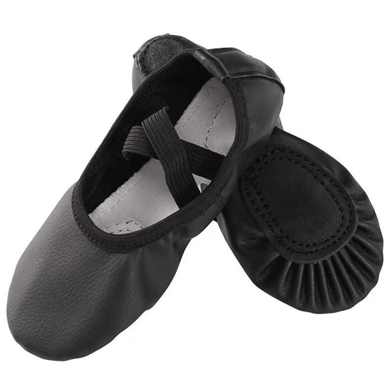 Children's Dance Shoes, Women's Soft-Soled Toddler Ballet Shoes, Girls' Pu Dance Shoes, Yoga Cat Claw Shoes, Pink Practice Shoes