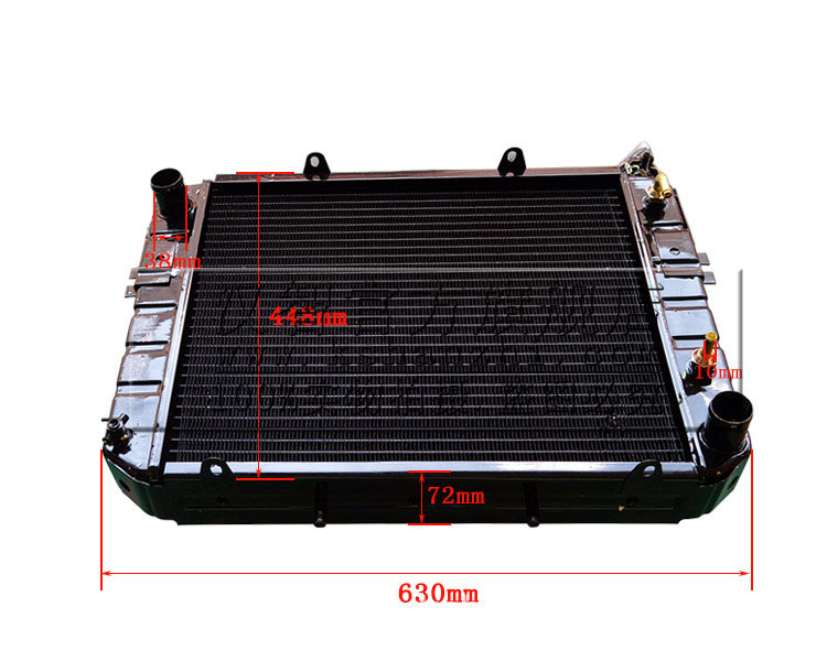 Tanque de agua de la carretilla elevadora 30T - 0101100 Dragonwork accesorios de la carretilla elevadora 490 hidráulico tipo mecánico radiador de aleación de aluminio