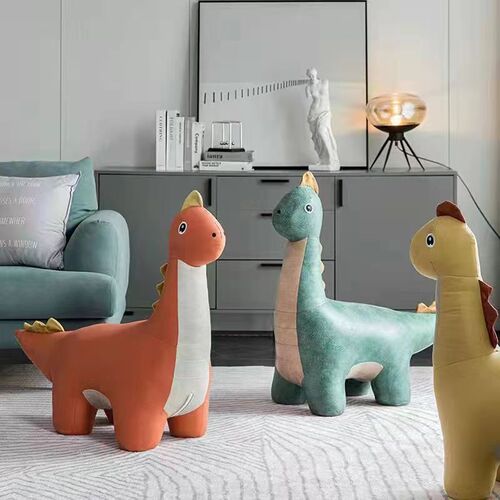 Factory Wholesale Dinosaur Horse Chair and Bench Animal Bench Children's Shoe Bench Balcony Creative Internet Famous Dinosaur Chair