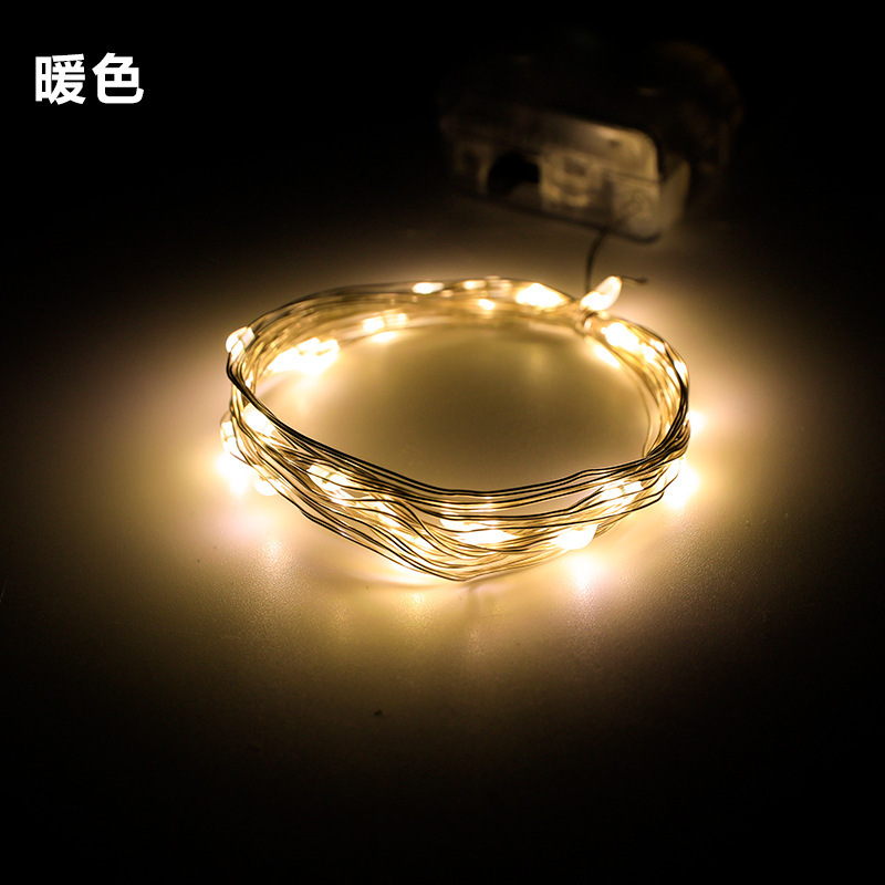 厂家批发8功能USB铜线灯串 圣诞装饰彩灯10米100灯遥控led铜丝灯|undefined