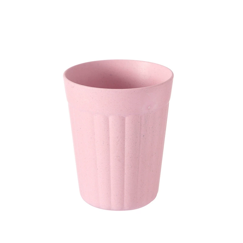 Bamboo fiber children's milk cup, baby drinking cup, microwaveable heating infant learning drinking cup, learning drinking cup