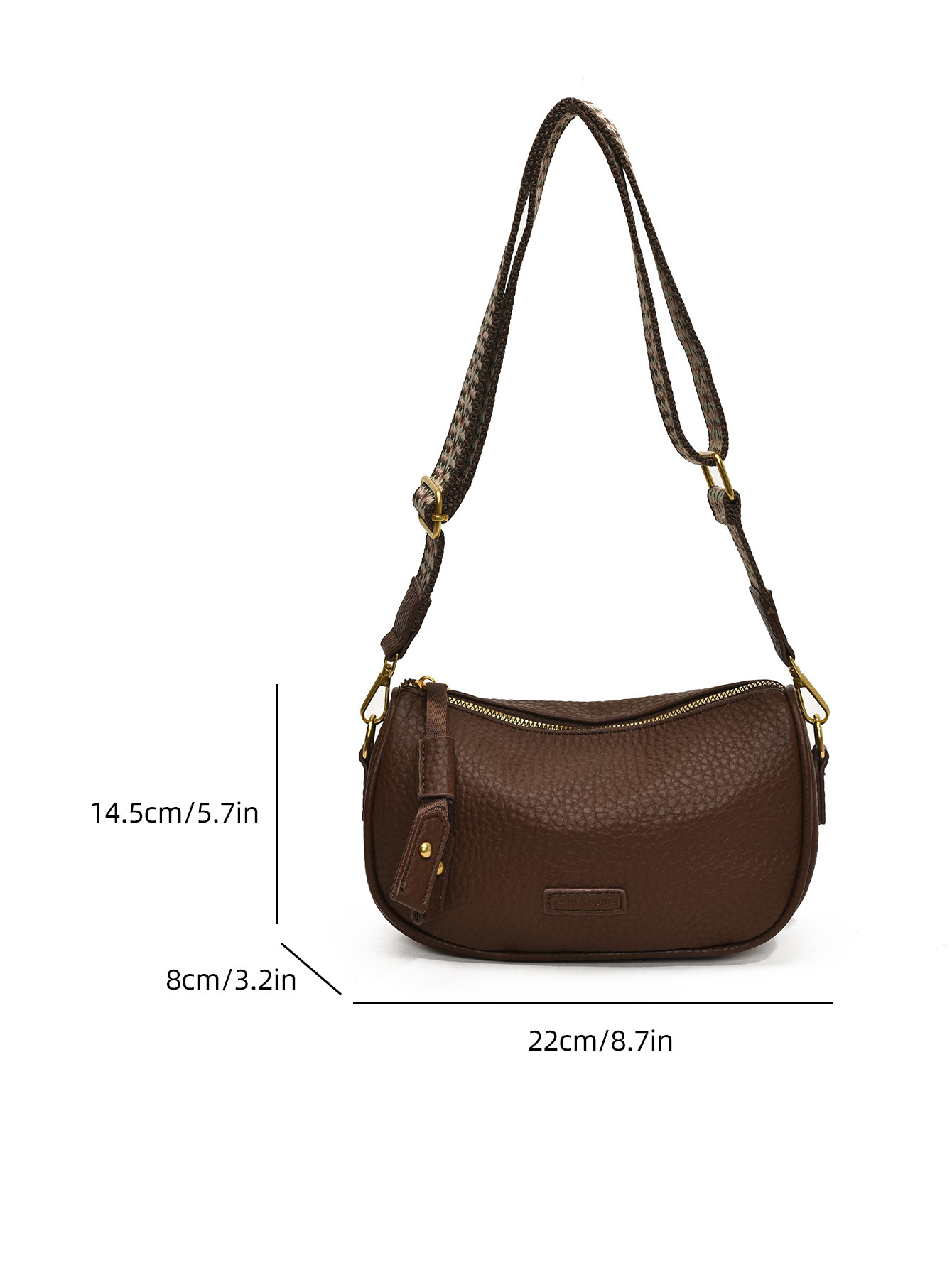 Nuevo bolso popular transfronterizo nuevo bolso de almohada retro de moda para mujer bolso de mensajero de un solo hombro simple de alta gama de todos los partidos