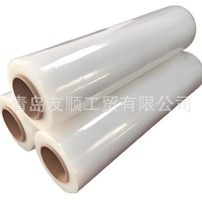 拉伸膜PE机用缠绕膜手工拉伸膜50宽黑色拉伸膜