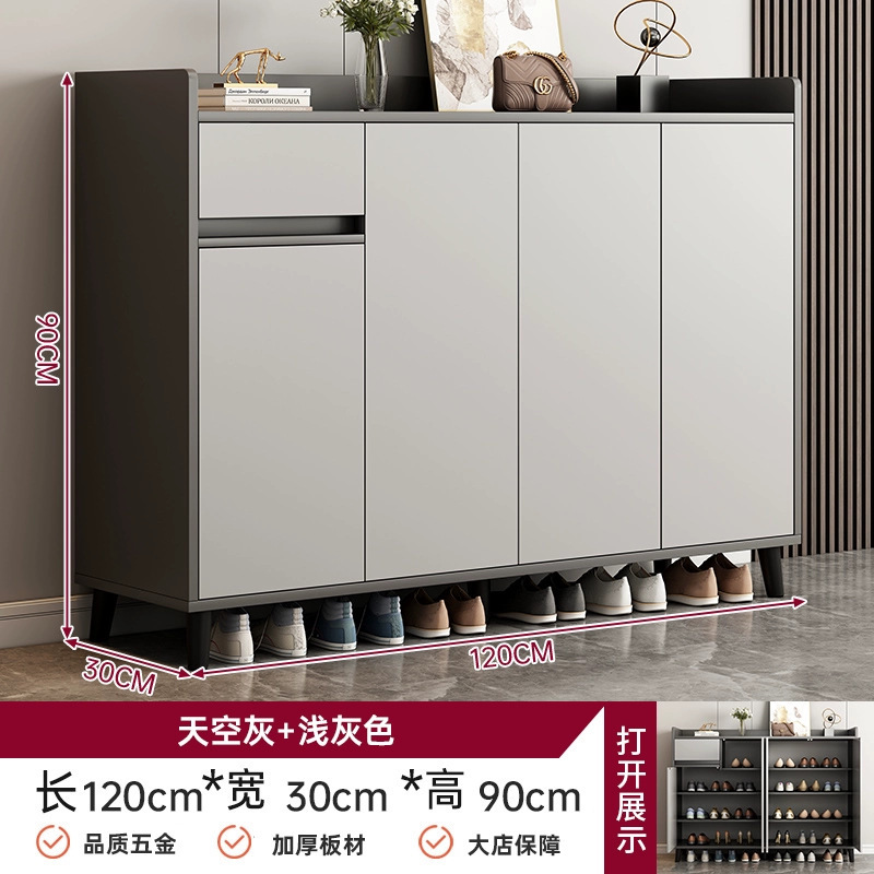 [이탈리안 두꺼운 4도어 원드로] 스카이그레이 120CM